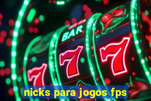 nicks para jogos fps