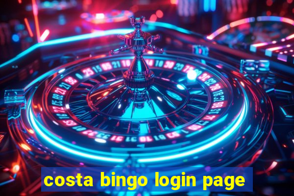 costa bingo login page