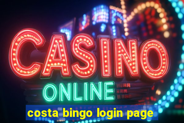 costa bingo login page