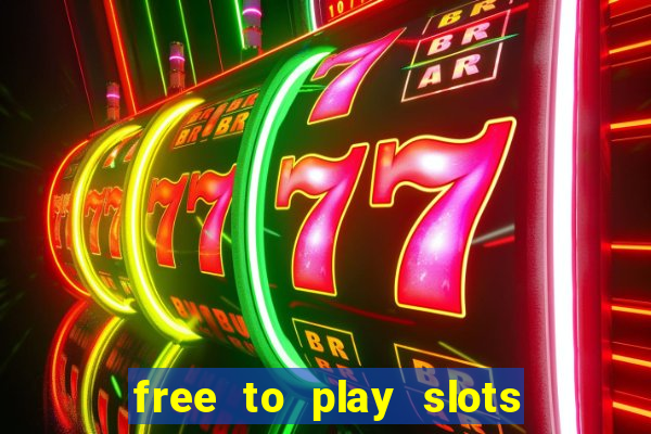 free to play slots no download