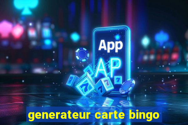 generateur carte bingo