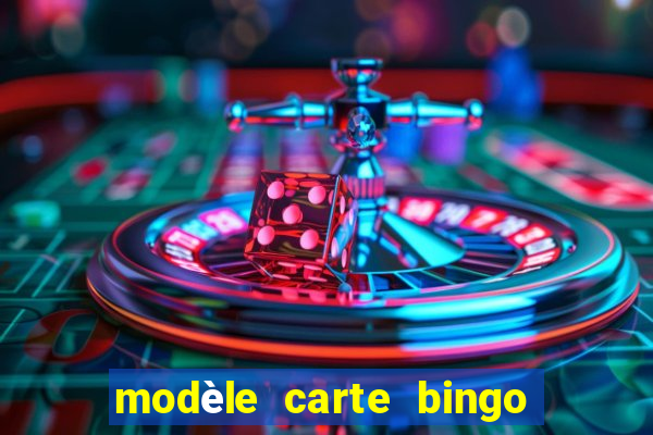 modèle carte bingo quarantaine gratuit