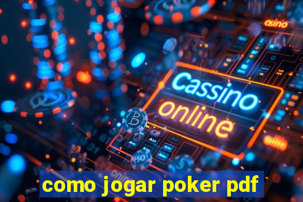 como jogar poker pdf