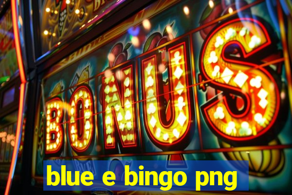 blue e bingo png