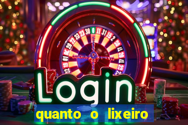 quanto o lixeiro ganha por ano