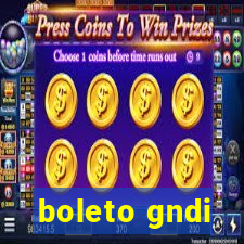 boleto gndi