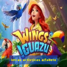 letras artisticas alfabeto