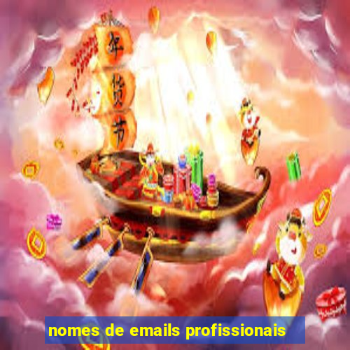 nomes de emails profissionais