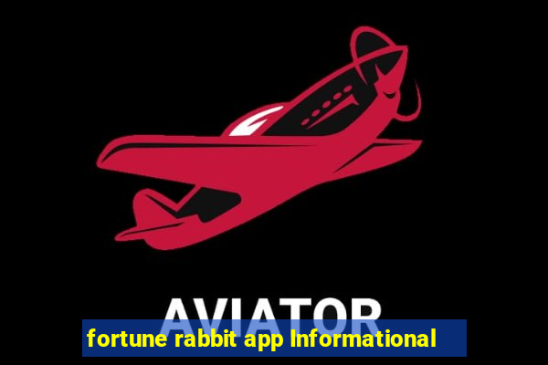 fortune rabbit app Informational