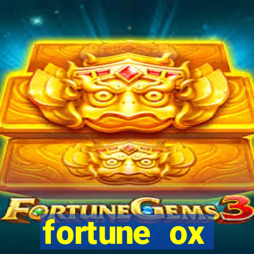 fortune ox horários pagantes