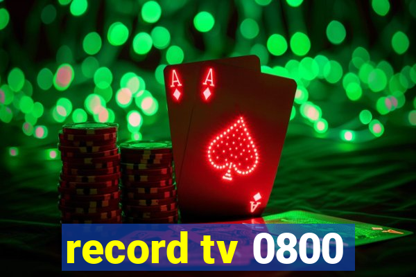 record tv 0800