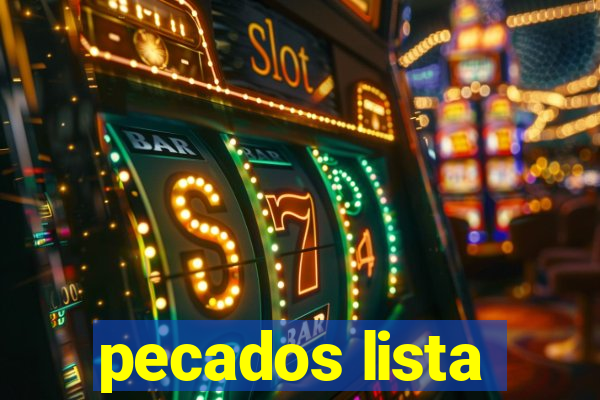 pecados lista