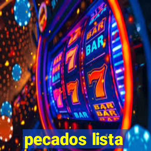 pecados lista