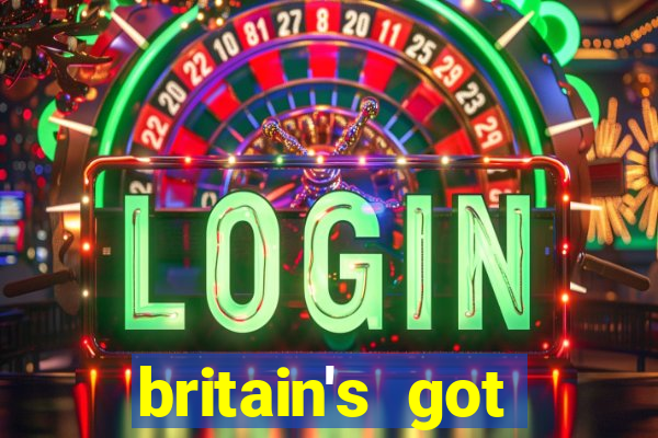 britain's got talent bingo