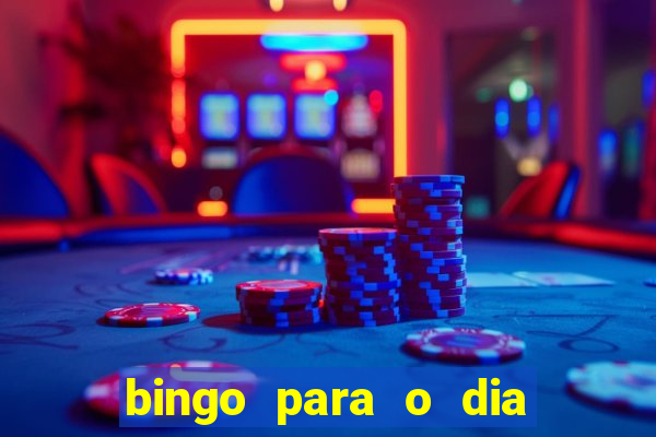 bingo para o dia do estudante