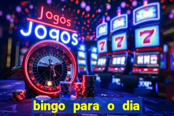 bingo para o dia do estudante