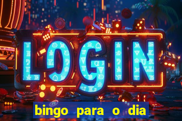 bingo para o dia do estudante