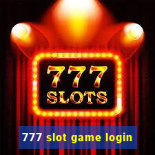 777 slot game login