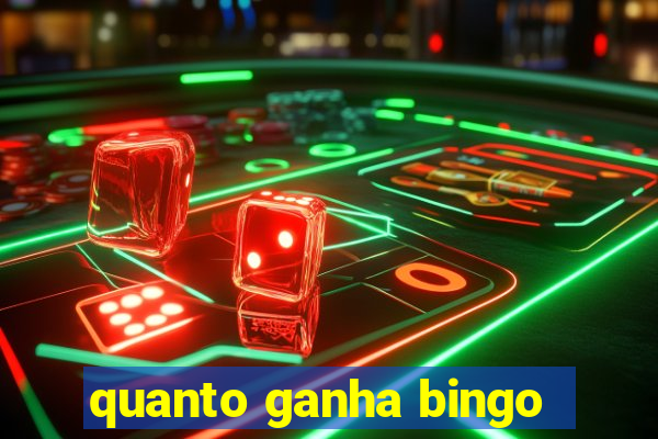 quanto ganha bingo