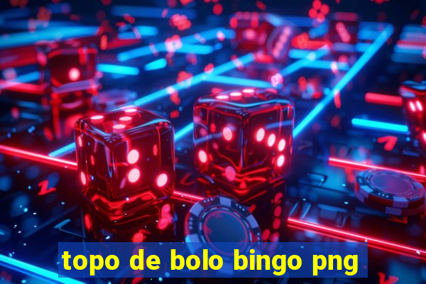 topo de bolo bingo png