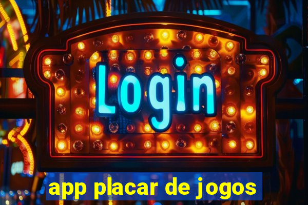 app placar de jogos