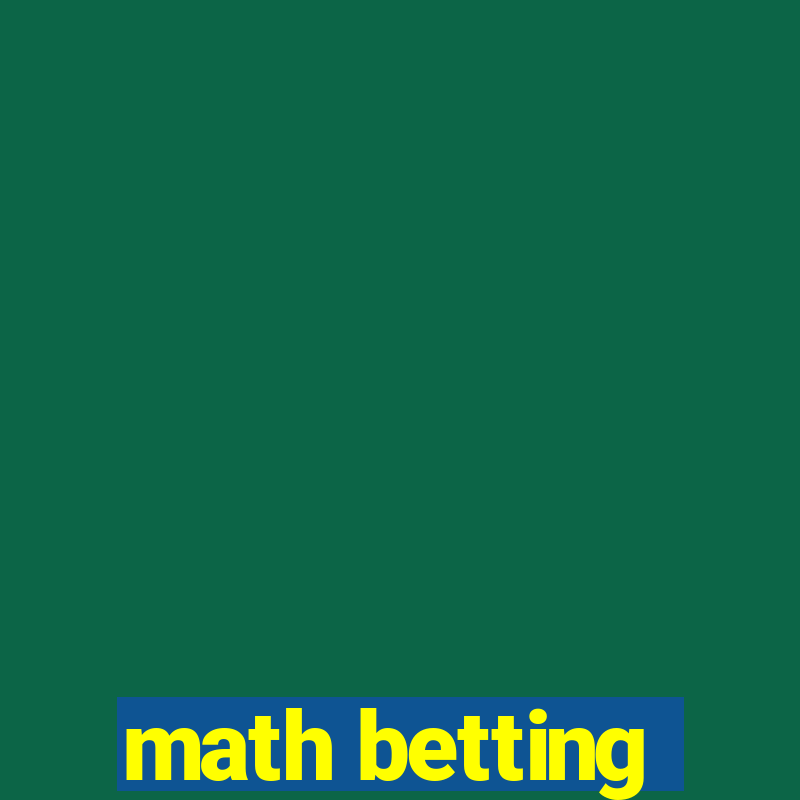 math betting