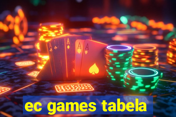 ec games tabela