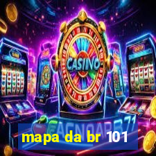 mapa da br 101