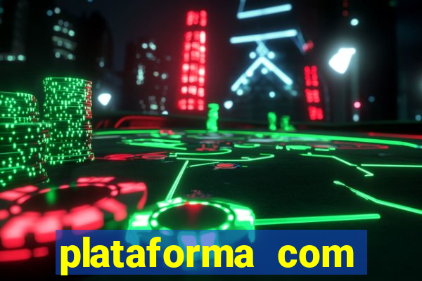 plataforma com chuva de dinheiro