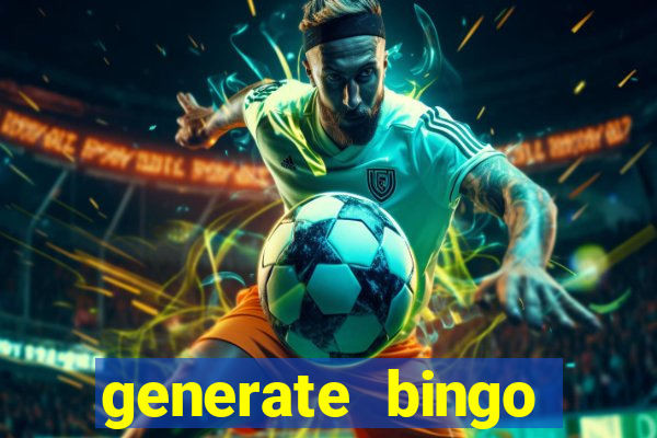 generate bingo cards with pictures