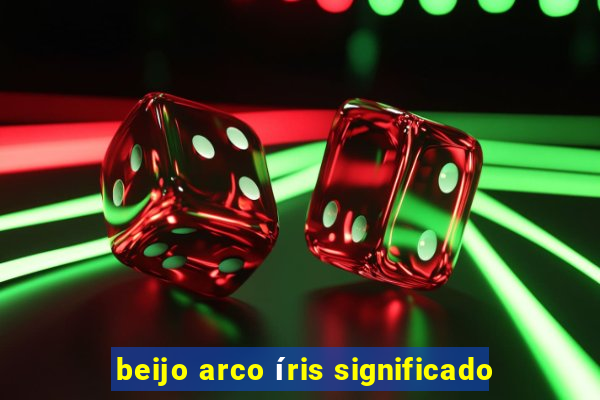 beijo arco íris significado