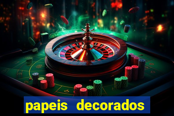 papeis decorados para imprimir