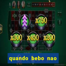 quando bebo nao consigo dormir