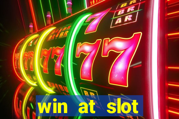 win at slot machines in casinos