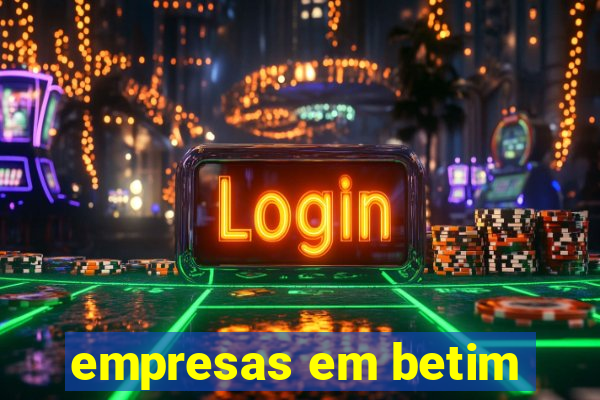 empresas em betim