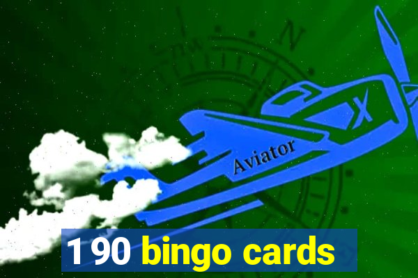 1 90 bingo cards