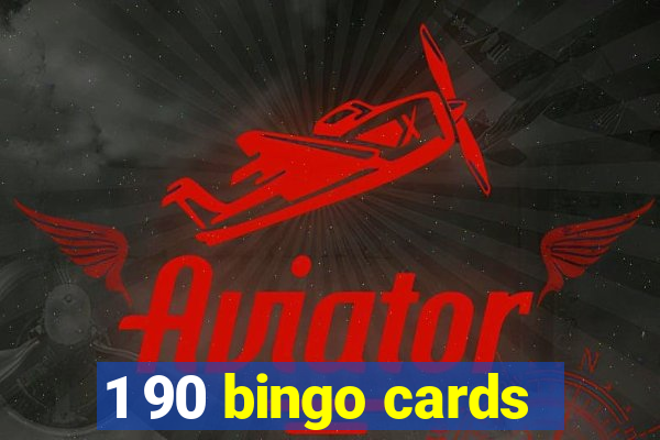 1 90 bingo cards