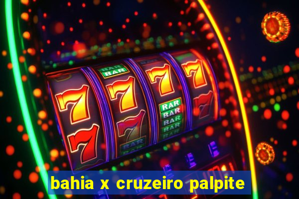 bahia x cruzeiro palpite