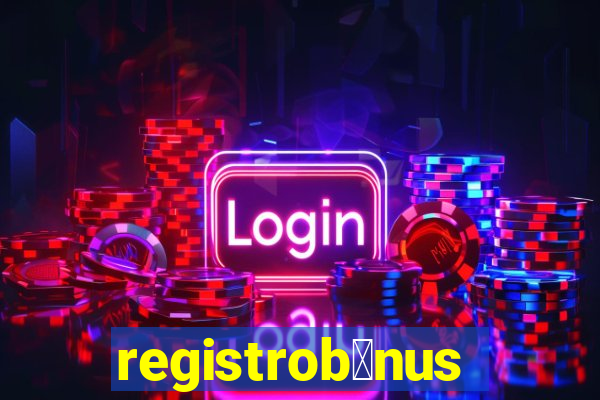 registrob么nus