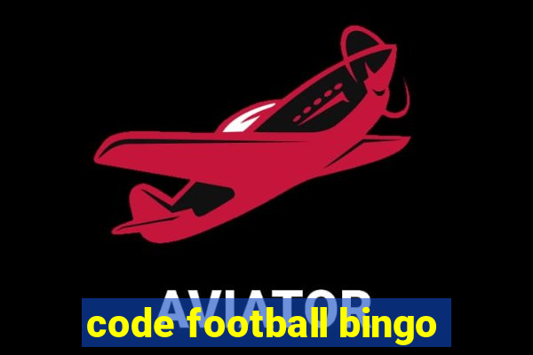 code football bingo