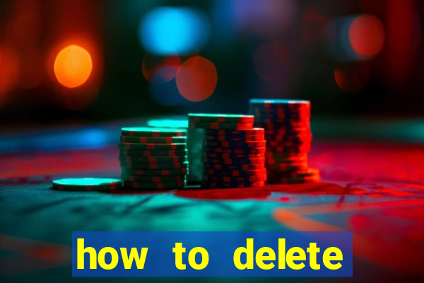 how to delete account in bingo plus