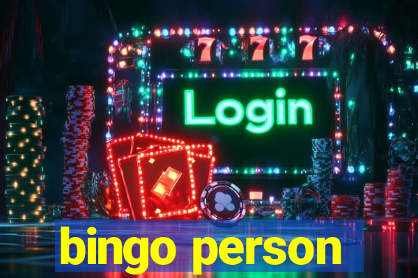 bingo person