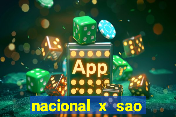 nacional x sao paulo palpites