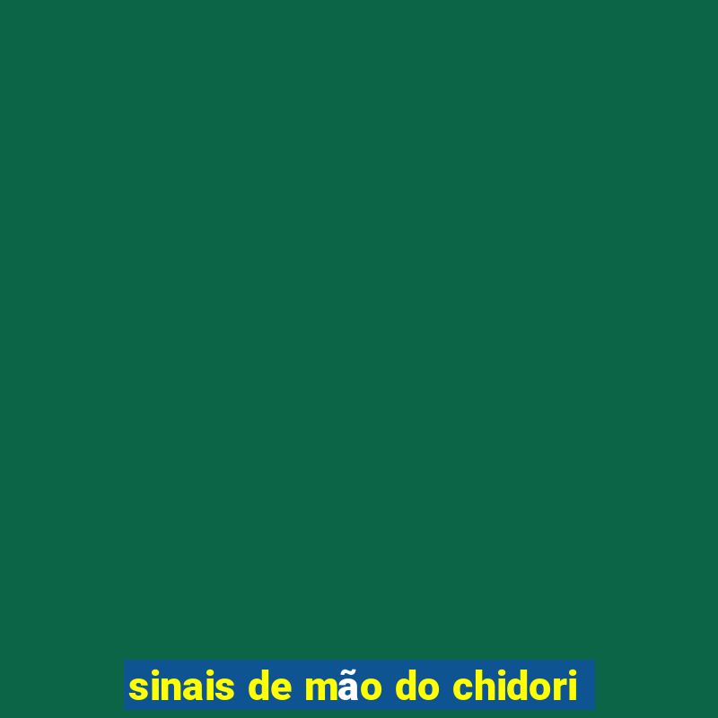 sinais de mão do chidori