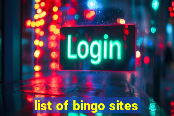 list of bingo sites