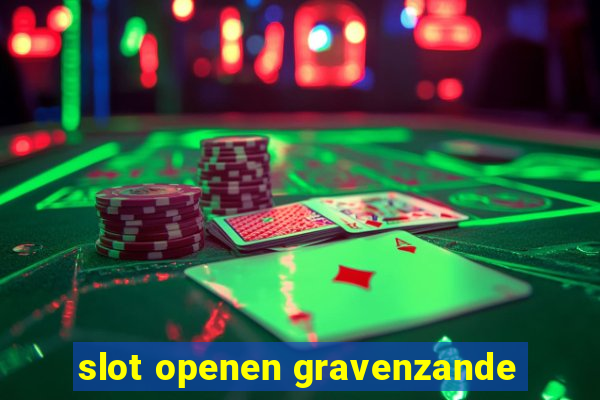 slot openen gravenzande