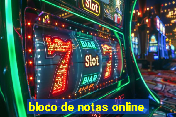 bloco de notas online