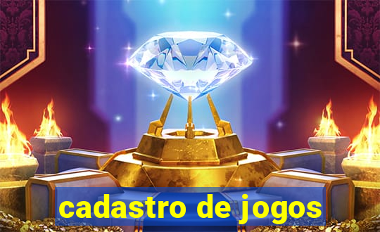 cadastro de jogos