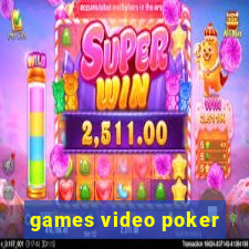 games video poker