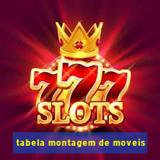 tabela montagem de moveis